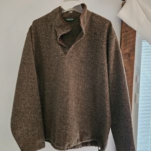 Orvis brand 1/4 button sweater